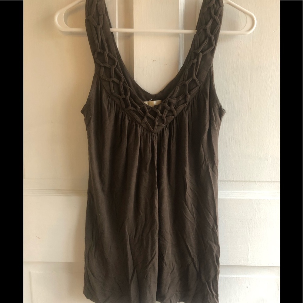 Brown tank top